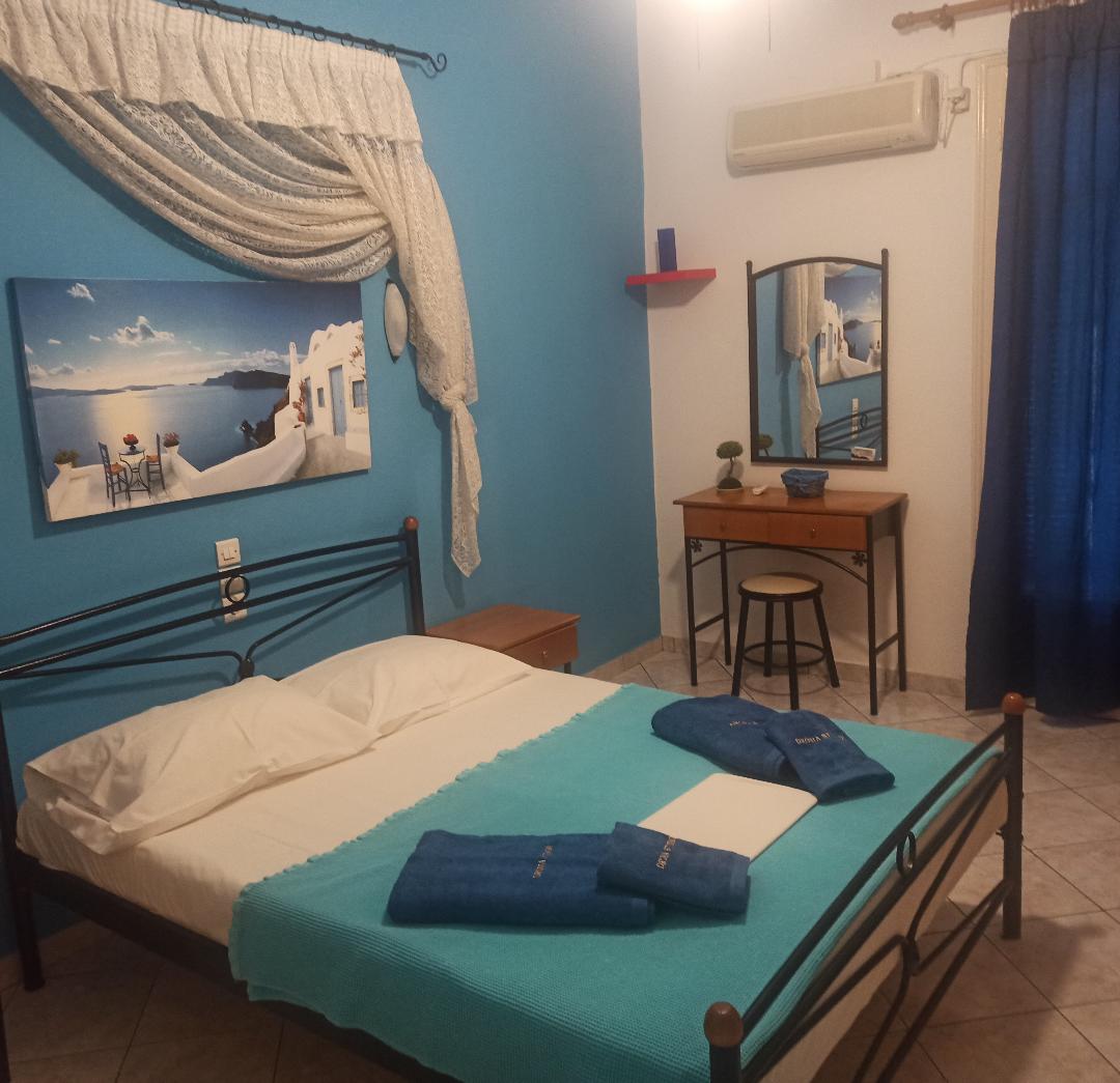 blue towels